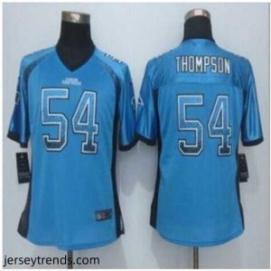 Brilliant New Panthers #54 Shaq Thompson Blue Alternate Stitched NFL Elite jersey