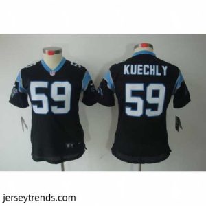 Radiant Nike Carolina Panthers 59# Kuechly Black Color[Limited Jerseys]