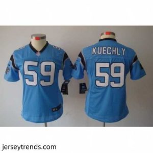 Exquisite Nike Carolina Panthers 59# Kuechly Blue[Limited Jerseys]