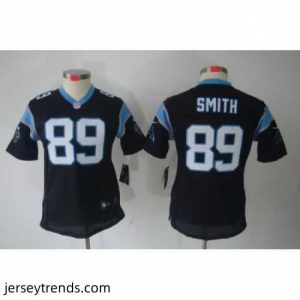 Enchanting Nike Carolina Panthers #89 Steve Smith Black[Limited Jerseys]