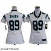 Exquisite Nike Carolina Panthers #89 Steve Smith White Nike NFL Jerseys