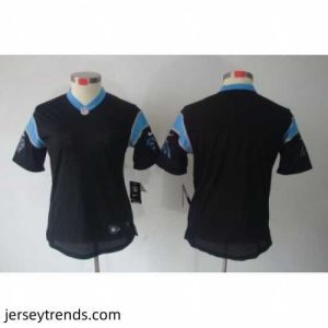 Magnificent Nike Carolina Panthers Blank Black Color[Limited Jerseys]