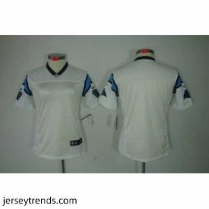 Magnificent Nike Carolina Panthers Blank White Color[Limited Jerseys]