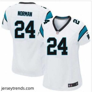 Exquisite Nike Panthers #24 Josh Norman White Stitched NFL Elite Jersey
