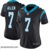 Suave Panthers 7 Kyle Allen Black Team Color Stitched Football Vapor Untouchable Limited Jersey