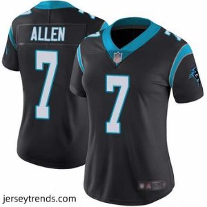 Suave Panthers 7 Kyle Allen Black Team Color Stitched Football Vapor Untouchable Limited Jersey