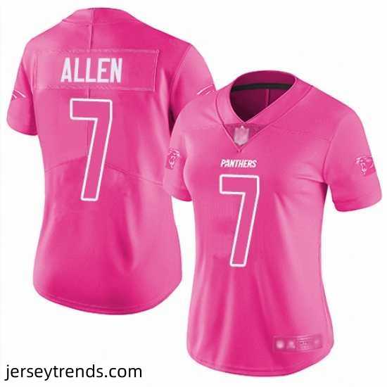 Women-Panthers-7-Kyle-Allen-Pink-Stitched-Football-Limited-Rush-Fashion-Jersey-725790_21766_550X550