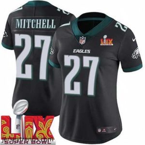 Enchanting Philadelphia Eagles Quinyon Mitchell #27 Black 2025 Super Bowl LIX F.U.S.E Stitched NFL Jersey