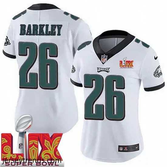 Women-Philadelphia-Eagles-Saquon-Barkley-26-White-2024-2025-Super-Bowl-LIX-F-U-S-E-Stitched-NFL-Jersey-888519_23971_550X550