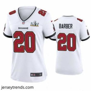 Exquisite Ronde Barber Buccaneers White Super Bowl Lv Game Jersey