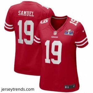 Radiant San Francisco 49ers 19 Deebo Samuel Red 2023 F.U.S.E   Vapor Untouchable Limited Stitched Football 2024 Super Bowl LVIII Jersey
