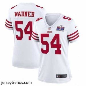 Enchanting San Francisco 49ers 54 Fred Warner White 2023 F.U.S.E  Vapor Untouchable Limited Stitched Football 2024 Super Bowl LVIII Jersey