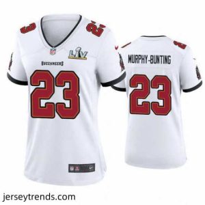 Brilliant Sean Murphy Bunting Buccaneers White Super Bowl Lv Game Jersey