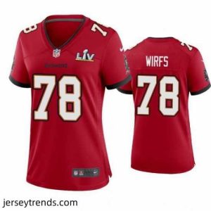 Exquisite Tristan Wirfs Buccaneers Red Super Bowl Lv Game Jersey