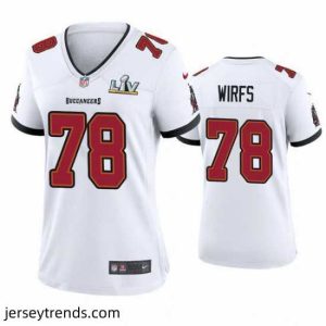 Striking Tristan Wirfs Buccaneers White Super Bowl Lv Game Jersey