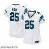 Brilliant Womens Carolina Panthers 25 Eric Reid Game White Football Jersey