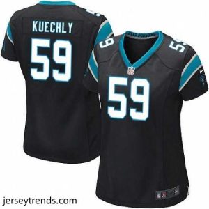 Magnificent Womens Nike Carolina Panthers 59 Luke Kuechly Game Black Team Color NFL Jersey