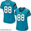 Captivating Womens Nike Carolina Panthers 88 Greg Olsen Game Blue Alternate NFL Jersey