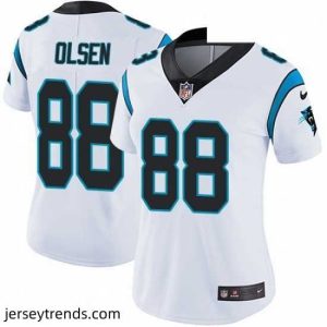 Exquisite Womens Nike Carolina Panthers 88 Greg Olsen White Vapor Untouchable Limited Player NFL Jersey