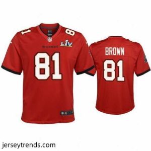 Enchanting Antonio Brown Buccaneers Red Super Bowl Lv Game Jersey
