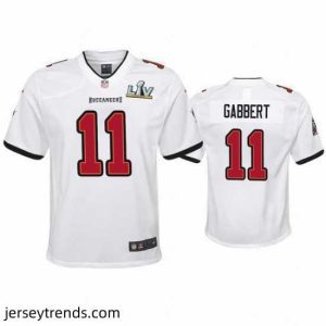 Striking Blaine Gabbert Buccaneers White Super Bowl Lv Game Jersey