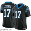 Brilliant Carolina Panthers 17 Xavier Legette Black 2024 F.U.S.E Vapor Untouchable Limited Stitched Jersey