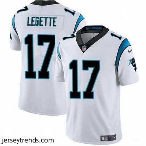 Suave Carolina Panthers 17 Xavier Legette White Vapor Limited Stitched Football Jersey