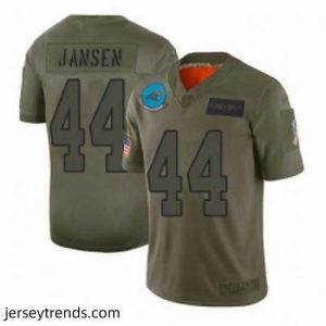 Captivating Carolina Panthers 44 JJ Jansen Limited Camo 2019 Salute to Service Football Jersey
