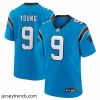 Captivating Carolina Panthers 9 Bryce Young Blue 2023 Draft Stitched Game Jersey