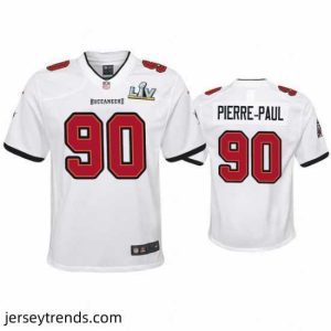Enchanting Jason Pierre Paul Buccaneers White Super Bowl Lv Game Jersey