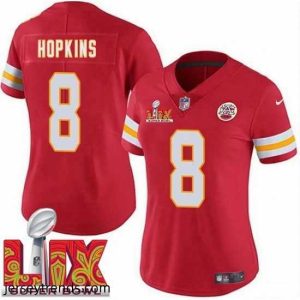Suave Kansas City Chiefs DeAndre Hopkins #8 Red 2025 Super Bowl LIX F.U.S.E Stitched Jersey