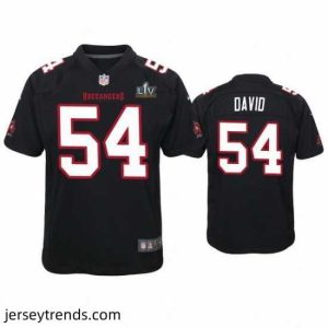 Magnificent Lavonte David Buccaneers Black Super Bowl Lv Game Fashion Jersey
