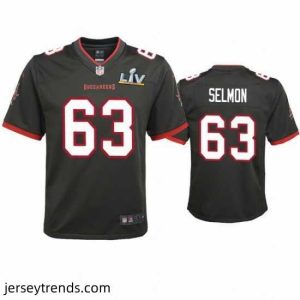 Suave Lee Roy Selmon Buccaneers Pewter Super Bowl Lv Game Jersey