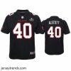 Suave Mike Alstott Buccaneers Black Super Bowl Lv Game Fashion Jersey