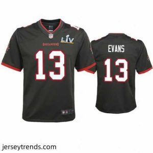 Radiant Mike Evans Buccaneers Pewter Super Bowl Lv Game Jersey