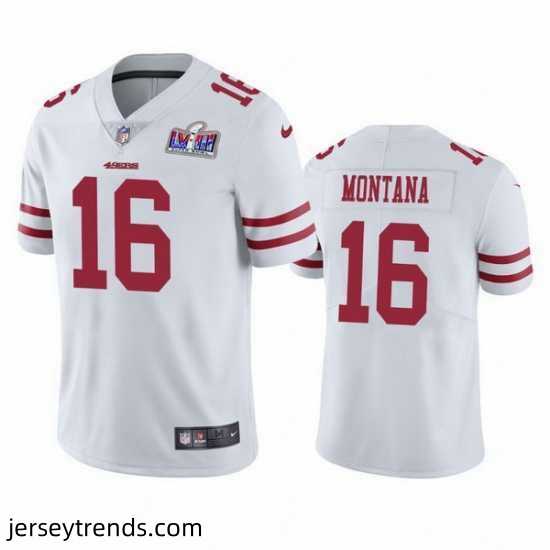 Youth-NFL-San-Francisco-49ers-16-Joe-Montana-White-Vapor-Untouchable-Limited-Stitched-2024-Super-Bowl-LVIII-Jersey-865440_23757_550X550