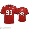 Brilliant Ndamukong Suh Buccaneers Red Super Bowl Lv Game Jersey