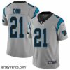 Exquisite Nike Carolina Panthers 21 Jeremy Chinn Silver Stitched NFL Limited Inverted Legend Jersey