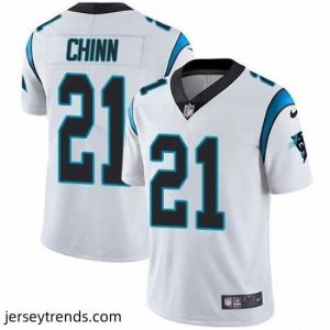 Captivating Nike Carolina Panthers 21 Jeremy Chinn White Stitched NFL Vapor Untouchable Limited Jersey