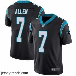 Suave Panthers 7 Kyle Allen Black Team Color Stitched Football Vapor Untouchable Limited Jersey