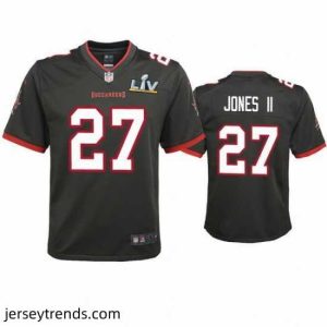 Exquisite Ronald Jones Ii Buccaneers Pewter Super Bowl Lv Game Jersey