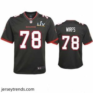 Magnificent Tristan Wirfs Buccaneers Pewter Super Bowl Lv Game Jersey