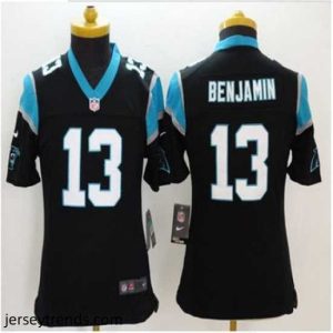 Brilliant new Panthers #13 Kelvin Benjamin Black Team Color Stitched NFL Limited Jersey