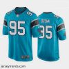 Brilliant derrick brown carolina panthers blue game jersey
