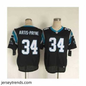Suave nike nfl jerseys carolina panthers 54 artis-payne black[Elite][artis-payne]
