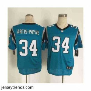 Exquisite nike nfl jerseys carolina panthers 54 artis-payne blue[Elite][artis-payne]