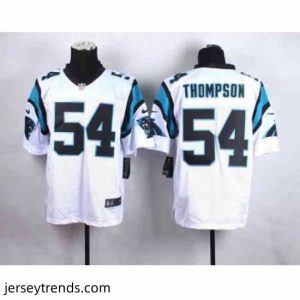Captivating nike nfl jerseys carolina panthers 54 thompson white[Elite]
