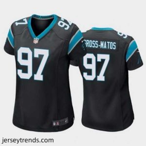 Enchanting yetur gross matos carolina panthers black game jersey
